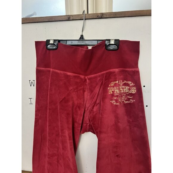 Y2K VTG Velour Track Pants PINK Victorias Secret 2000’s 90’s Wide Leg XS Pink. Z - Picture 4 of 7